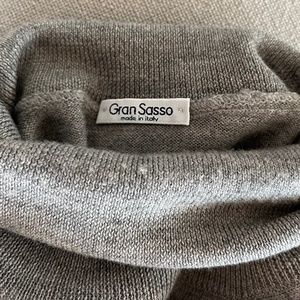Gran Sasso Wool Turtleneck - Grey - Medium